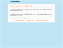 Tablet Screenshot of hypotyposis.net